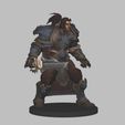 02.jpg Varyan Wrynn - World Of Warcraft figure low poly