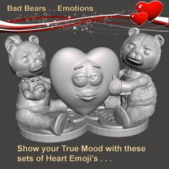 Image1.jpg STL-Datei Böse Bären - Emotionen - von SPARX kostenlos・3D-druckbares Objekt zum herunterladen