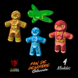 3DUHPM_GINGERBREADMANR.png Collection "Gingerbread" - 4 Models