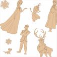 frozen-elsa-anna-olaf-kristoff-snowflakes-snow-movie-disney-laser-cut-file-vector-glowforge-2.jpg Frozen - Vecteurs pour la découpe au laser