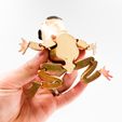 IMG_4436.jpg Pug Flexi Toad Frog articulated print-in-place no supports dog