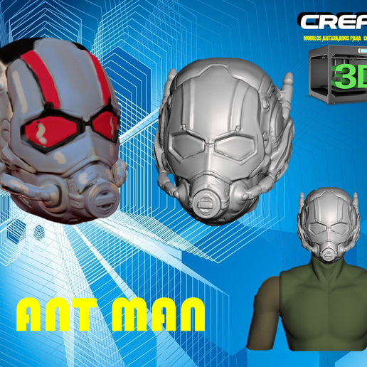 ANT MAN'S HEAD 3D model
