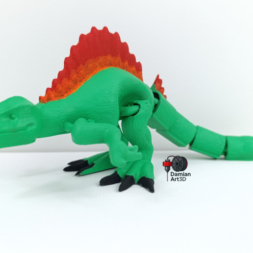 Projekt-Zmien-rozmiar-obrazu_20251123_184846.png Flexi Spinosaurus – Articulated Print-in-Place Dinosaur