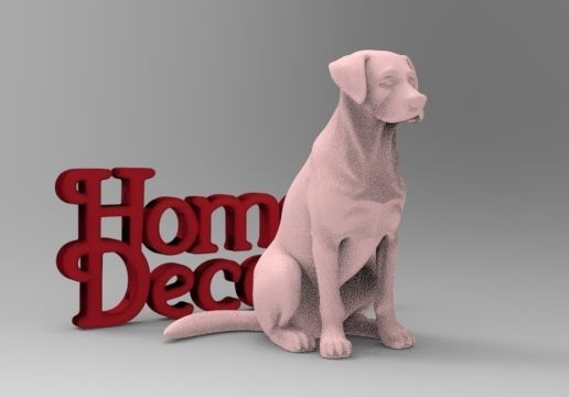 Free STL file Labrador Retriever 🐕 (OBJ and 3MF)・3D printer model to ...