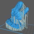 TREX_head_break9.jpg 3D Printable Wall Busting Trex Head