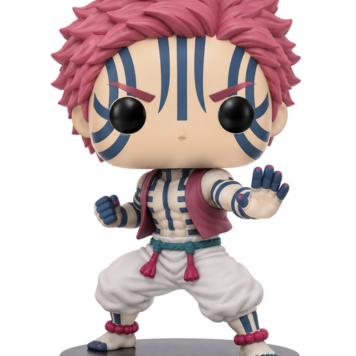 Akaza STL | Demon Slayer Chibi Anime Figurine