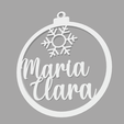 Captura-de-ecrã-2021-11-30,-às-19.56.47.png MARIA CLARA - Bola de Natal com Nome - Ornamento