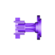 hemi timing cover.stl 1/25 twin turbo outlaw Proline Racing mh7 hemi v4