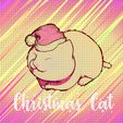 cat winter09.jpg Christmas Cat