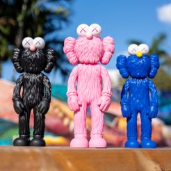 image.jpg STL file KAWS BFF Collection Figure・3D printing design to download