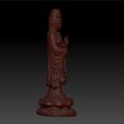 009guanyin5.jpg Guanyin bodhisattva Kwan-yin sculpture for cnc or 3d printer