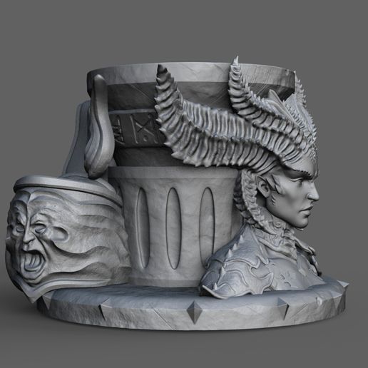 diablo1.112.jpg Diablo Lilith and Inarius 3D printing model