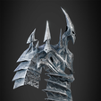 LynchkingHelmetSideRight.png Lich King Helmet from World of WarCraft for Cosplay