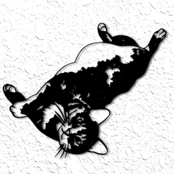project_20230201_0040437-01.png Realistic Cat Wall Art Realistic Chonky Kitty Wall Decor