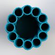 penholder.JPG Free STL file Spiral Desk Stationary Holder・3D print design to download
