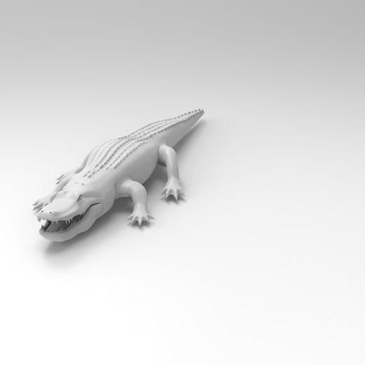 Free STL file alligator・3D printable design to download・Cults