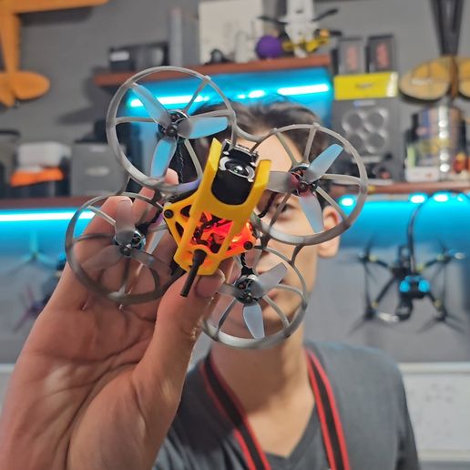 Meteor 75 Pro O4 Lite Canopy – ABS + TPU Soft Mount Design