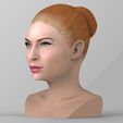 untitled.160.jpg Beautiful redhead woman bust ready for full color 3D printing TYPE 6