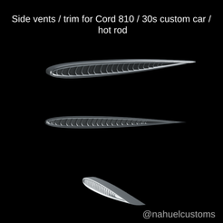 Proyecto-nuevo-47.png Fichier STL Ventilateurs latéraux / garniture pour Cord 810 / 30s custom car / hot rod・Plan pour impression 3D à télécharger