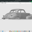 Screenshot-57304.png 1939 Cadillac Series 61 Coupe 1/24 scale car model hollow body shell, scalable as needed, 3d print in resin or fdm, stl file