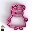 cults mama pig.jpg MUMMY PIG MOULD FONDANT COOKIE CUTTERS 3D PRINT MODEL