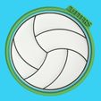 PELOTA-VOLEY_RENDER.jpg 🏐✨ Volleyball Ausstechform - Stilisiertes Sport Ball Design - Volleyball Ausstechform - Stilisiertes Sport Design