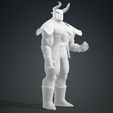 4B.jpg DRAGON BALL shisami 3D MODEL RIGGED shisami MAN FIGHTING DRAGON BALL