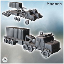 1-PREM.jpg Camion moderne à douze roues avec conteneurs à l'arrière (10) - Époque froide Guerre moderne Conflit Guerre mondiale 3 RPG Post-apo WW3 WWIII
