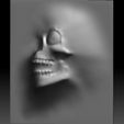 SkullMonster3.jpg Skull monster bas-relief STL file for CNC