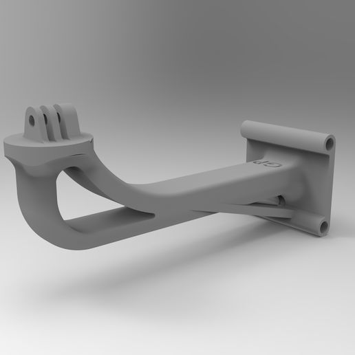 rendu fixation gopro.jpg Montaje de eje Go Pro para eje