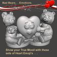 Image1.jpg Fichier STL gratuit Bad Bears - Emotions - par SPARX・Objet pour imprimante 3D à télécharger