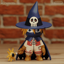 wizardmon.png Wizardmon Chibi 2 Models Easy Print Digimon