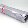 K1024_102_3279_oL.jpg LED flashlight with 18650 battery and USB-C connector in new design