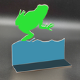 Frosch-2.png Play figure board "Frog