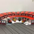 IMG_7401.jpg 1:87 HO scale train depot with turntable