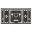 Wireframe-13.jpg Boiserie Classic Wall with Mouldings 03 White