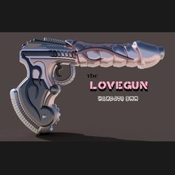 Lovegun1_splash.jpg STL file 9mm Handjob・Design to download and 3D print