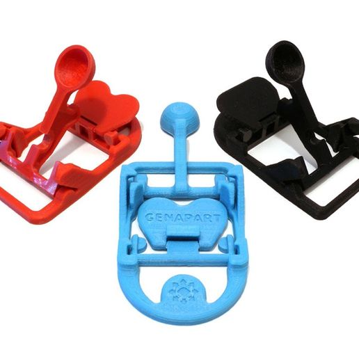 Printed assembled catapult without support 3D model