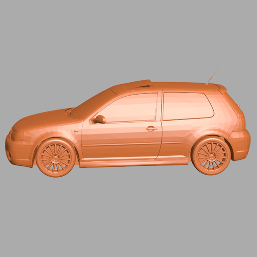 Archivo STL VW GOLF R32 IV 🏌️ ・Modelo para descargar y imprimir en 3D・Cults