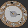 ZBrush-Document.jpg Flying Birds Clock