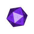 Elegance D20 Dots spindown.stl Dice Masters – Ready to Print - 16 Piece Set – Presupported  STL Files for 3D Printing – Featuring  Our Exclusive Elegance Font
