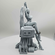 faye_test-print_04.png Faye Valentine - Cowboy Bebop Fan Sculpt for 3D Print - Single Version