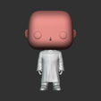 10.png A male body in a Funko POP style. Convocation Dress, Gradution Gown. MB_13