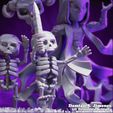 Renders-Bruja-8.jpg Clash Royale Witch - Clash Royale Skeleton - 3D Print Diorama