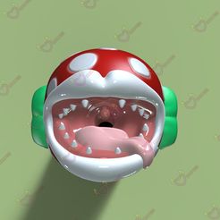 PIRANHA-PLANT01.jpg OBJ file PIRANHA PLANT BLOWJOB・3D printing idea to download