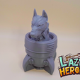 bp_03.png Lazy Heroes (Dobermann, black panther) - figure, Toy, Container [Color ready]
