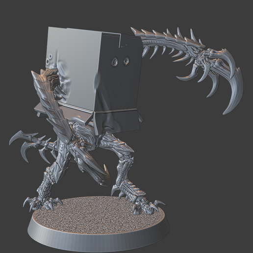 Cardboard-Pose-Preview1.png Space Bugs of Death Dread Creeper 1.1