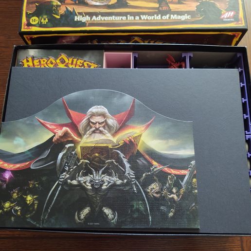 HeroQuest Mythic Tier (all-in) & Frozen Horror insert and organizerFree  STL File for Cults