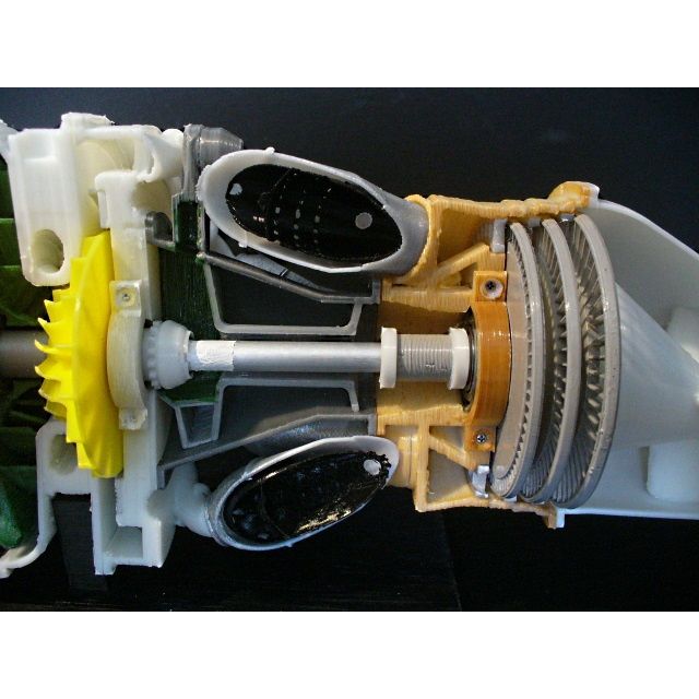 000-Engine05.jpg Fichier STL gratuit Moteur à turbopropulseur・Objet à télécharger et à imprimer en 3D, konchan77