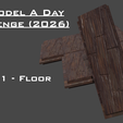 21-Floor_Final.png Model A Day Challenge - Day 21 - Floor